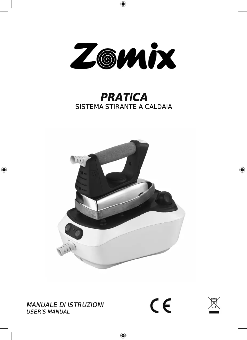 Page 1 de la notice Manuel utilisateur Zomix Pratica
