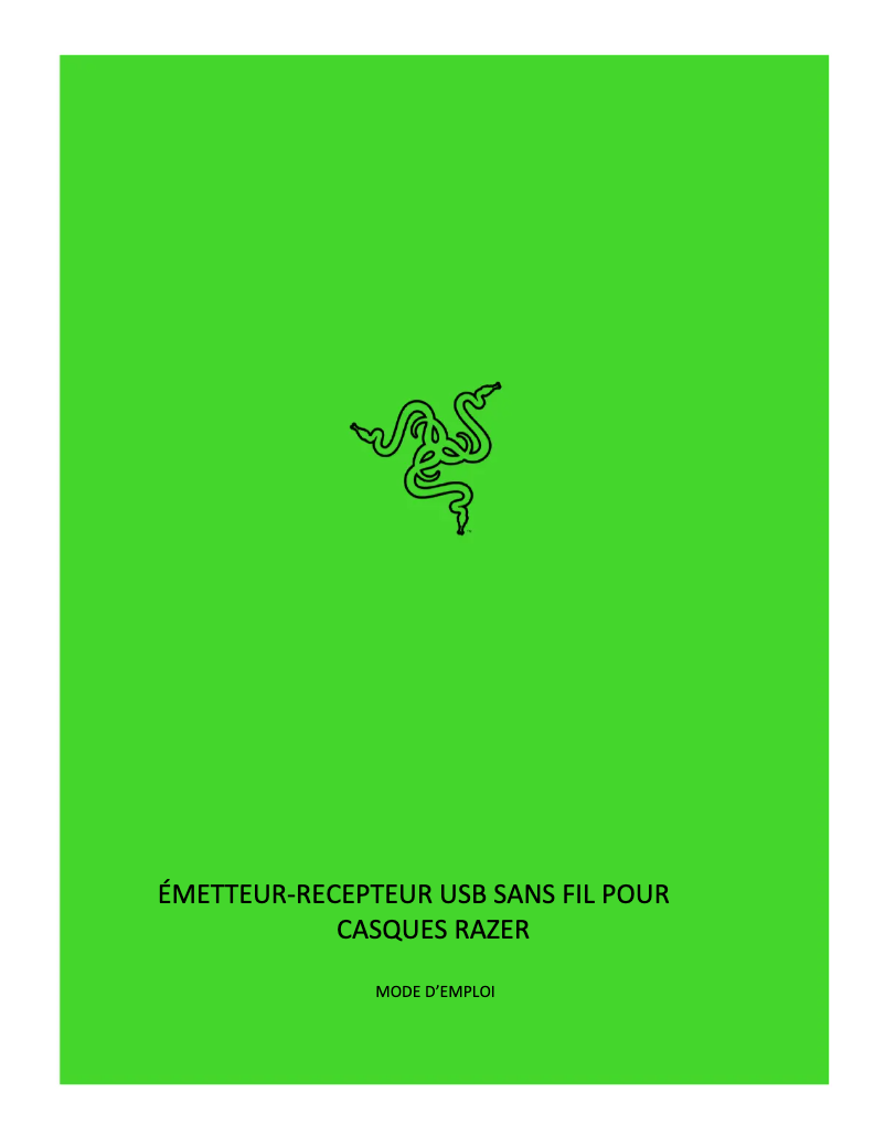 Image de la première page du manuel de l'appareil Barracuda