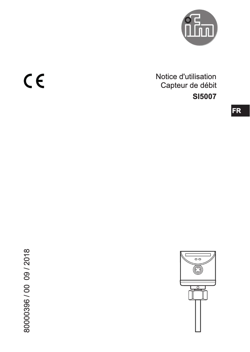 Page n°1 - Manuel utilisateur IFM SI5007