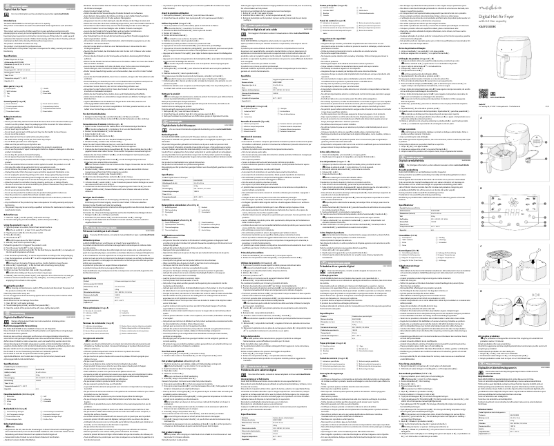 Page n°1 - Manuel utilisateur Nedis KAAF250EBK