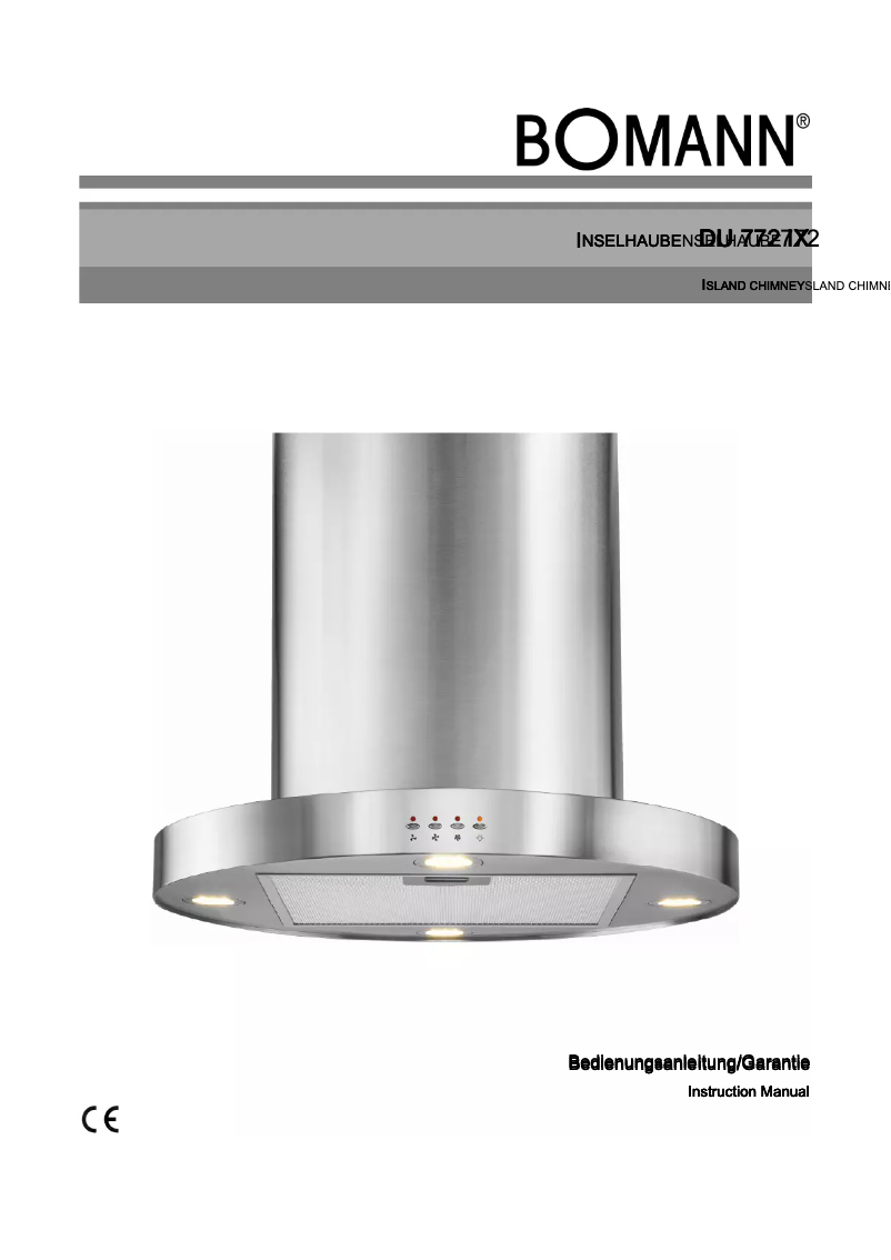 Image de la première page du manuel de l'appareil DU 772 IX