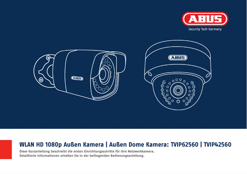 Image de la première page du manuel de l'appareil TVIP42560