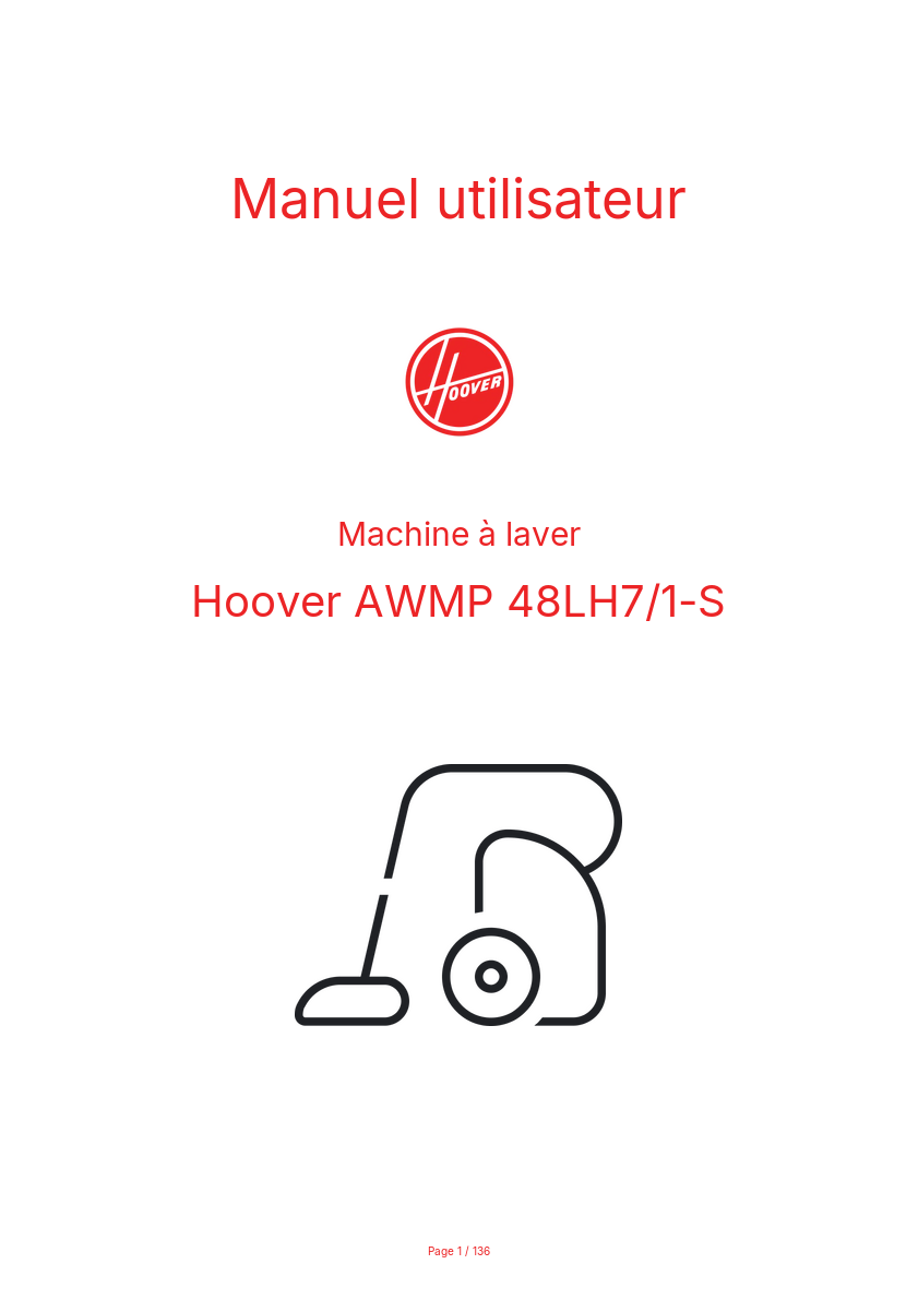 Image de la première page du manuel de l'appareil AWMP 48LH7/1-S