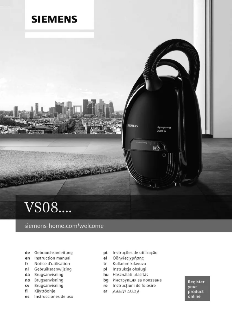 Imagen de la primera página del manual del dispositivo VS08G2611