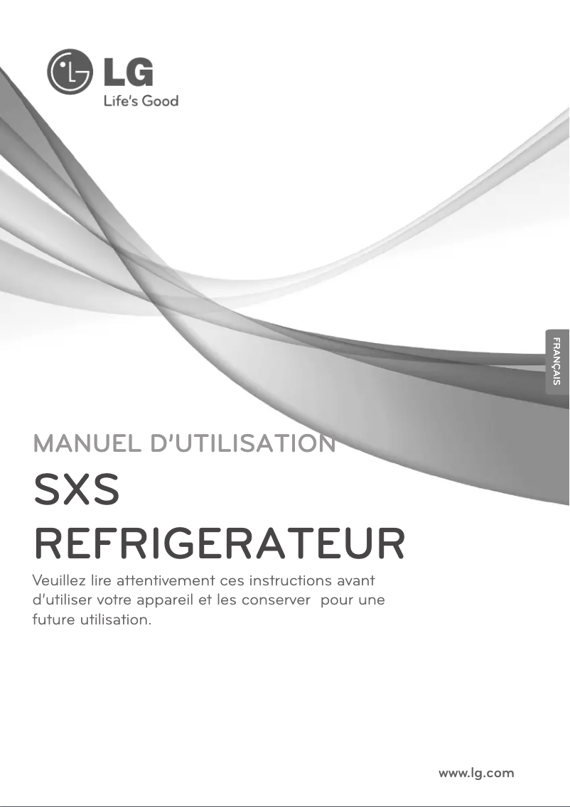 Page n°1 - Manuel utilisateur LG GSP325NSCV