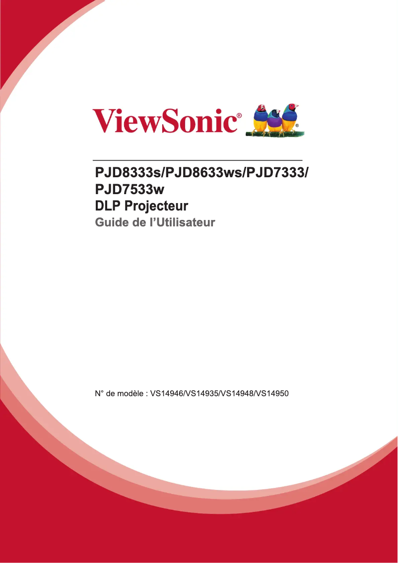Page n°1 - Manuel utilisateur Viewsonic PJD7333