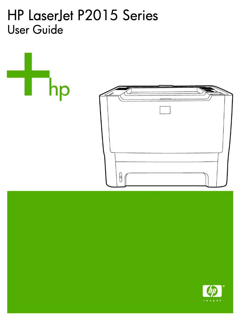 Page 1 de la notice Manuel utilisateur HP LaserJet 2015dn