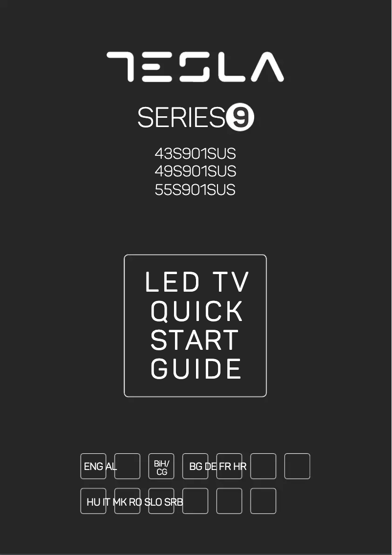 Imagen de la primera página del manual del dispositivo 43S901SUS