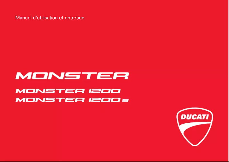 Image de la première page du manuel de l'appareil Monster 1200 (2017)