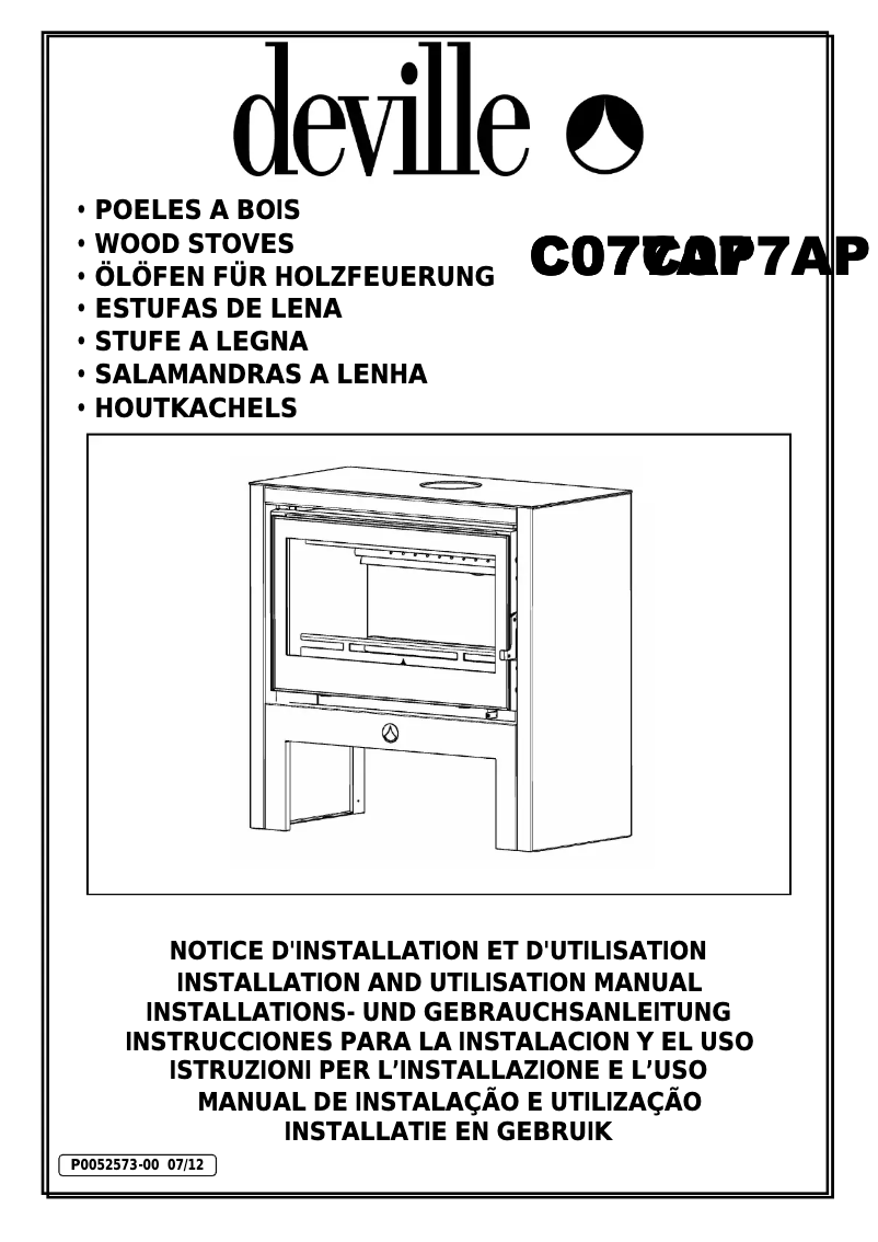 Page 1 of the manual User Manual Deville Mercury 80
