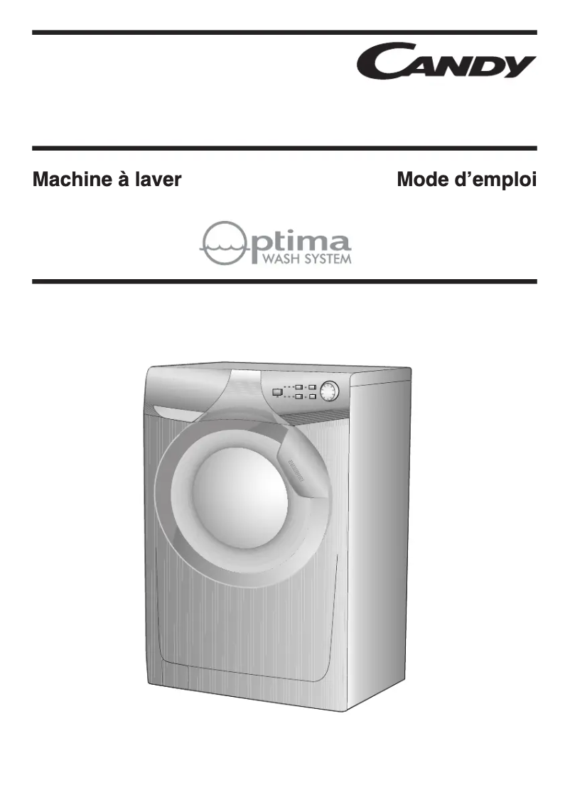 Page 1 de la notice Manuel utilisateur Candy CO 116F/1-47