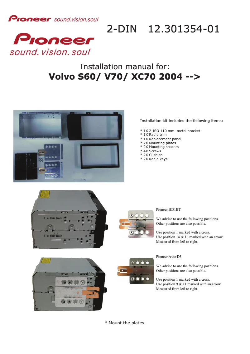 Image de la première page du manuel de l'appareil 12.301354-01