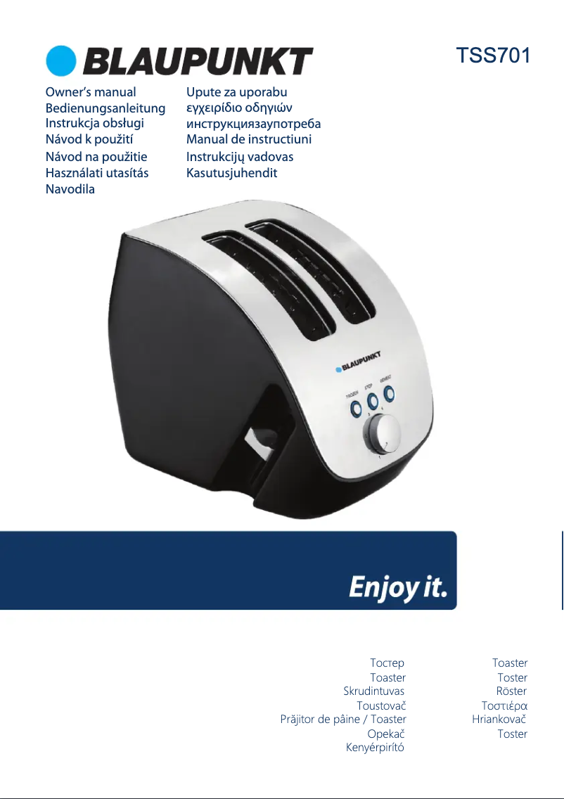 Image de la première page du manuel de l'appareil TSS701