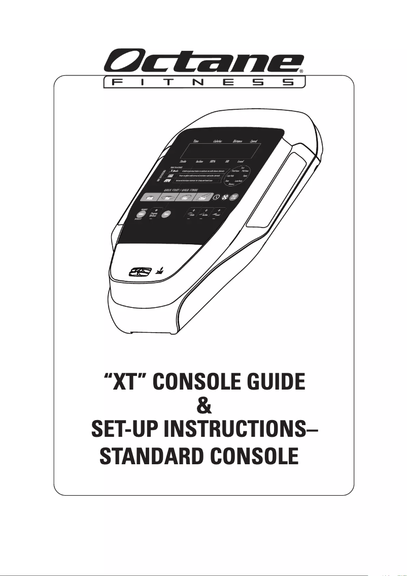 Página 1 del manual Manual de usuario Octane XT3700