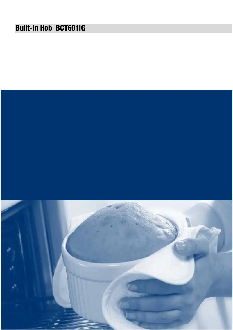 Image de la première page du manuel de l'appareil BCT601IG