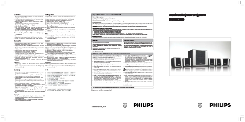 Page n°1 - Mode d'emploi Philips MMS260