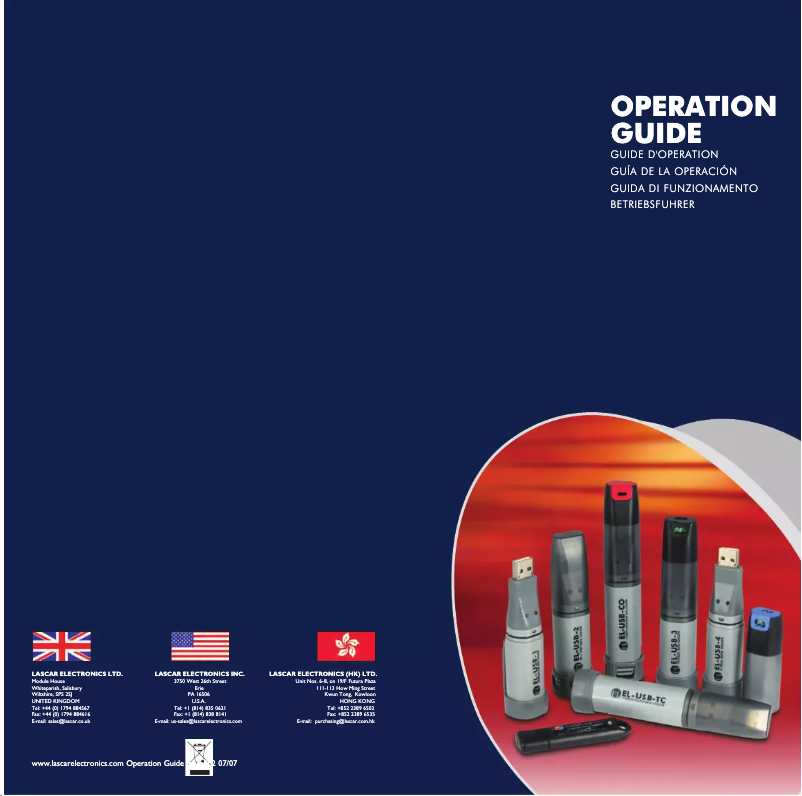 Image de la première page du manuel de l'appareil EL-USB-4