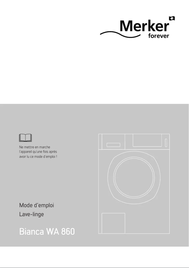 Image de la première page du manuel de l'appareil Bianca WA 860