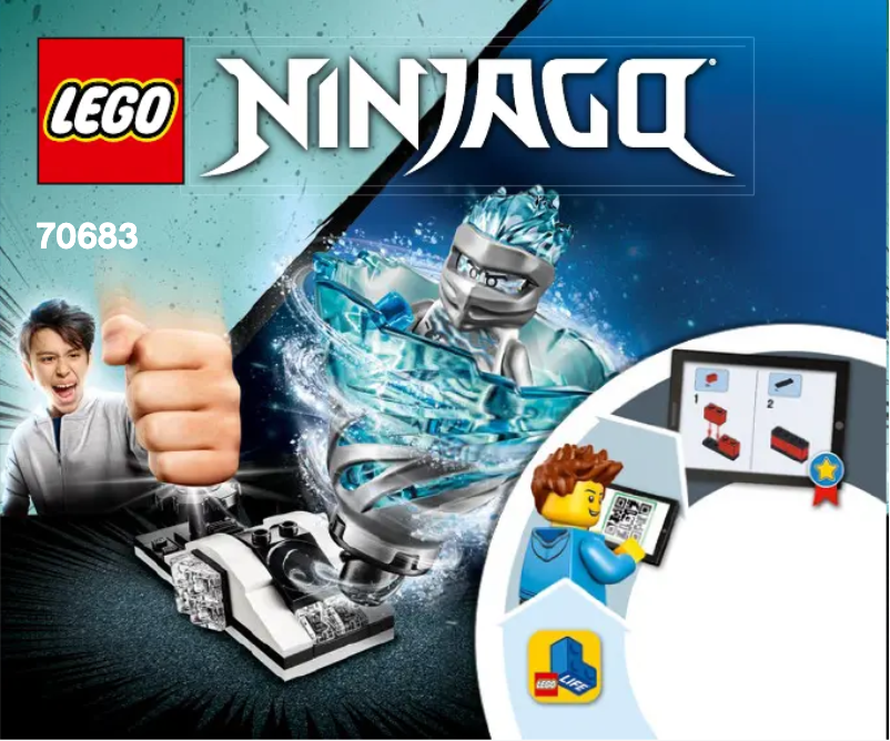 First page image of the manual for Ninjago 70683
