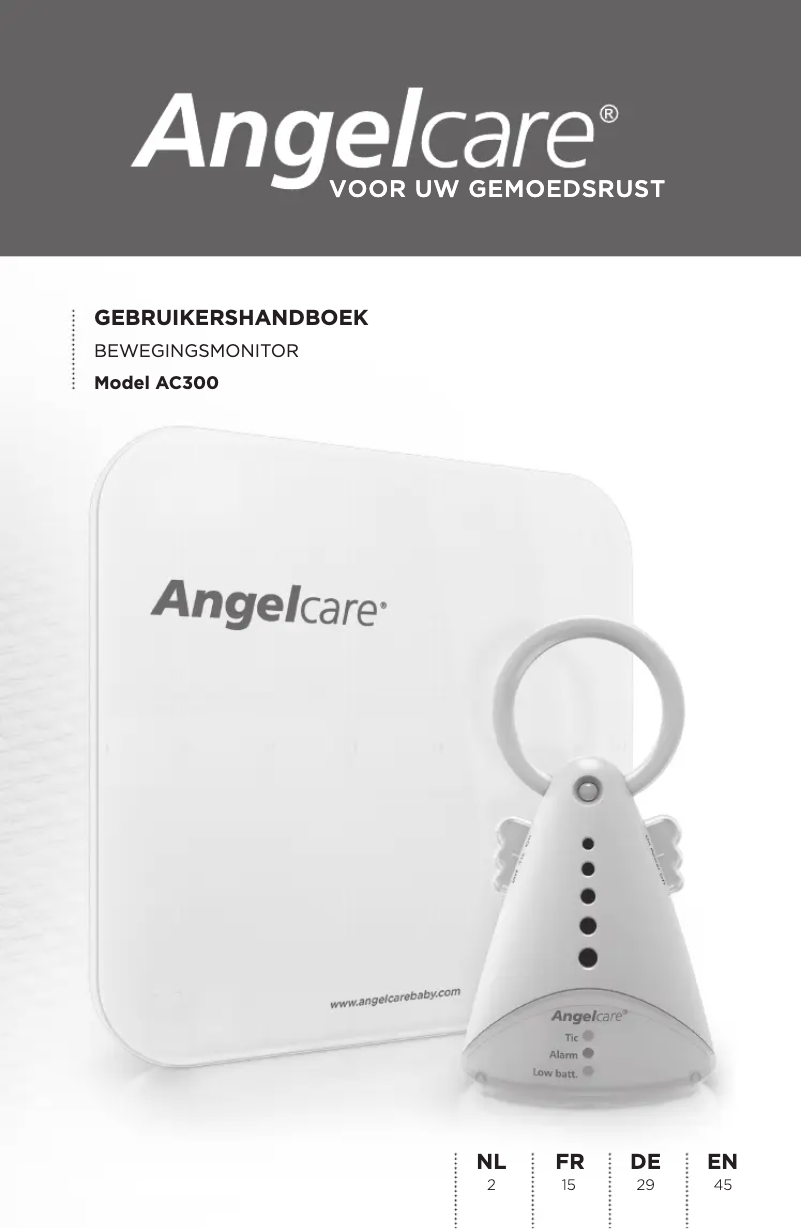 Page 1 de la notice Manuel utilisateur Angelcare AC300