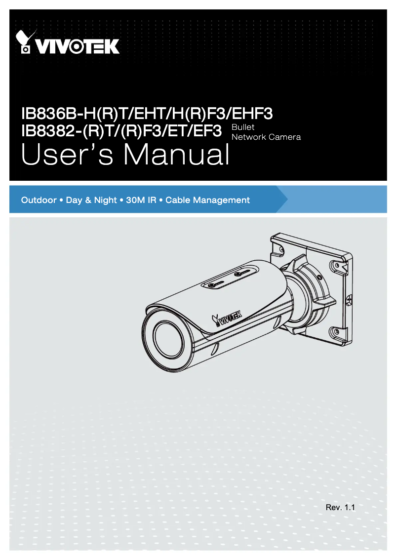 Image de la première page du manuel de l'appareil IB836B-HT