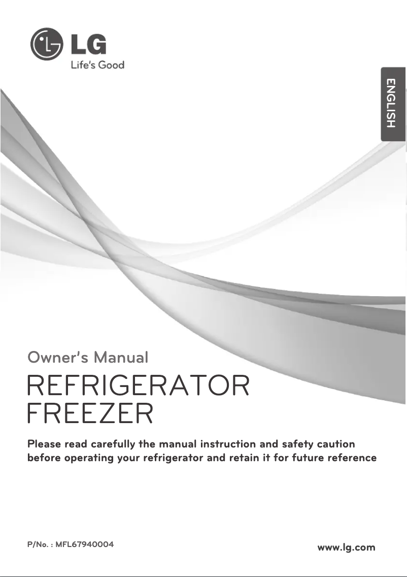 Page 1 de la notice Manuel utilisateur LG GR-V201SL