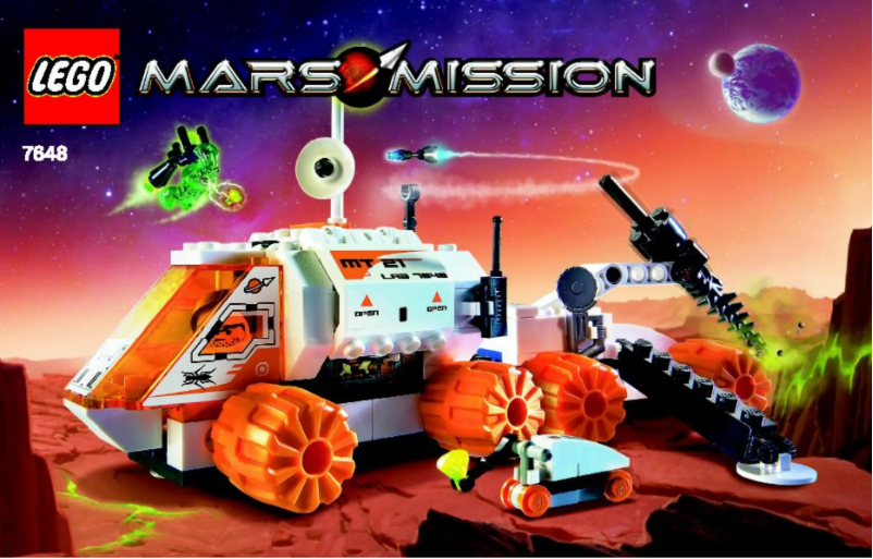 Page 1 de la notice Manuel utilisateur Lego Space 7648