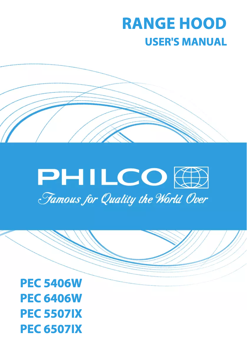 Page 1 de la notice Manuel utilisateur Philco PEC 5406 W