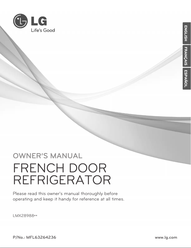 Página 1 del manual Manual de usuario LG LMX28988ST