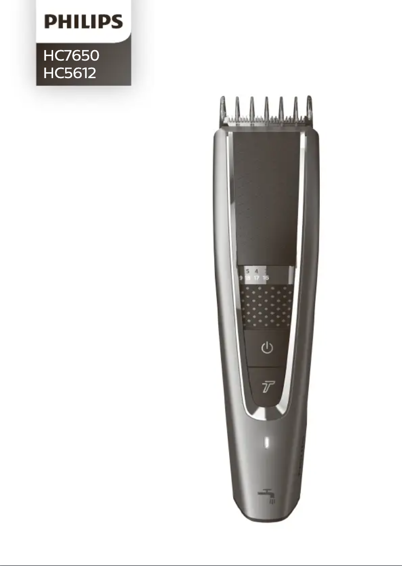 Image de la première page du manuel de l'appareil Series 5000 HC5612