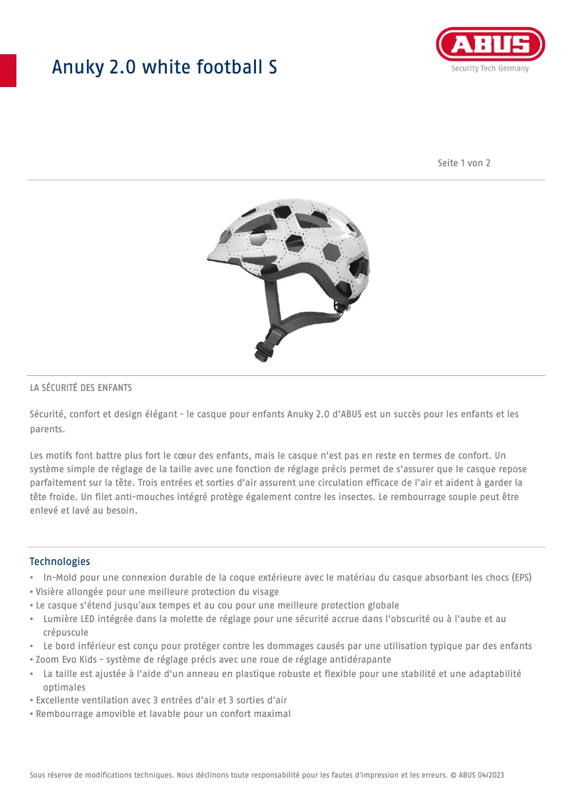 Imagen de la primera página del manual del dispositivo Anuky 2.0