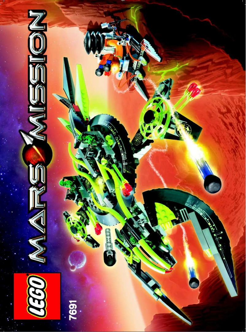 Page 1 de la notice Manuel utilisateur Lego Space 7691