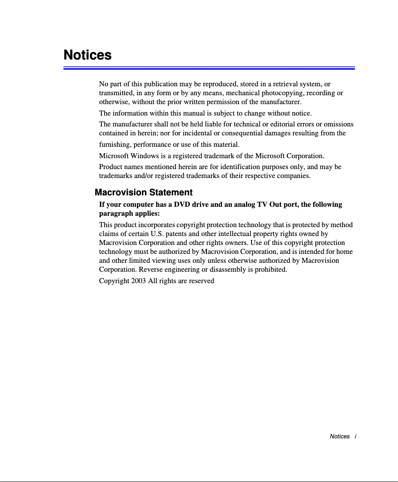 Page 1 de la notice Manuel utilisateur Samsung NP-P60