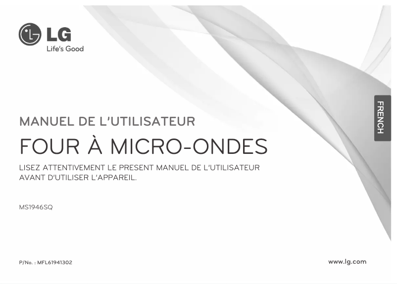 Page 1 of the manual User Manual LG MS1946SQ