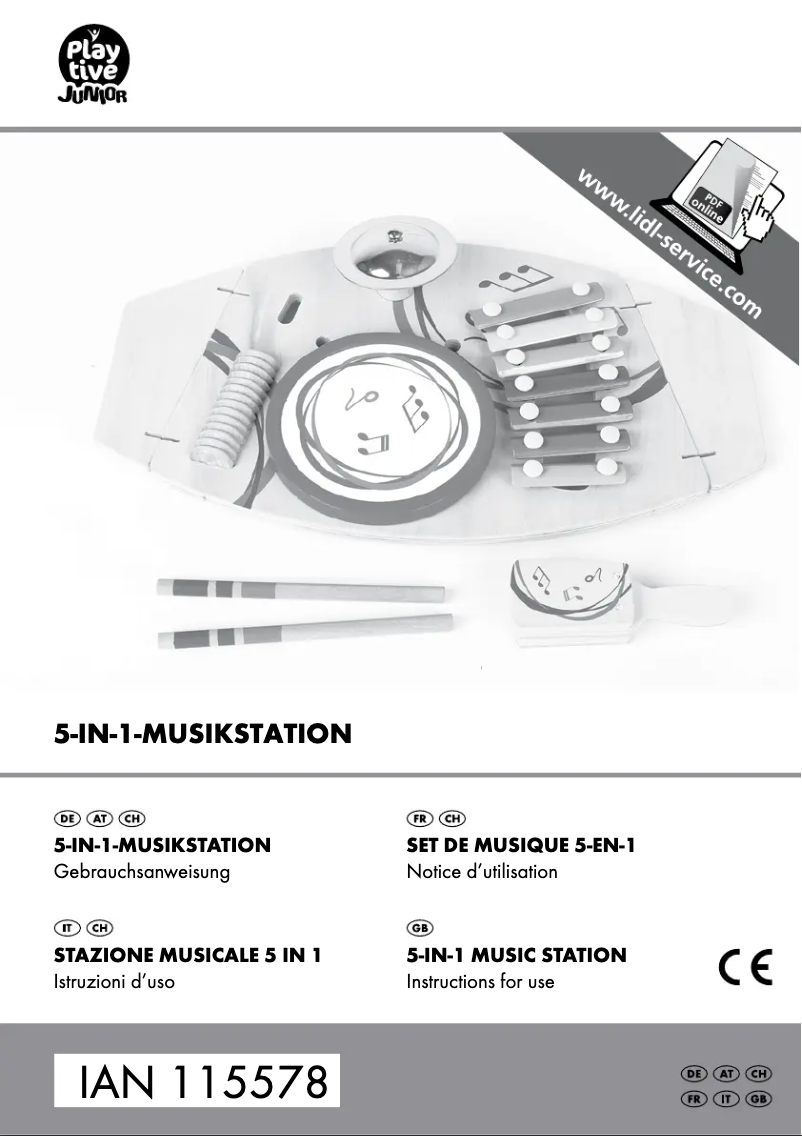 Imagen de la primera página del manual del dispositivo IAN 115578