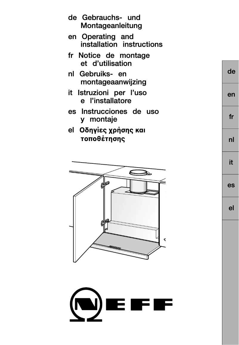 Page n°1 - Mode d'emploi Neff D4682X0