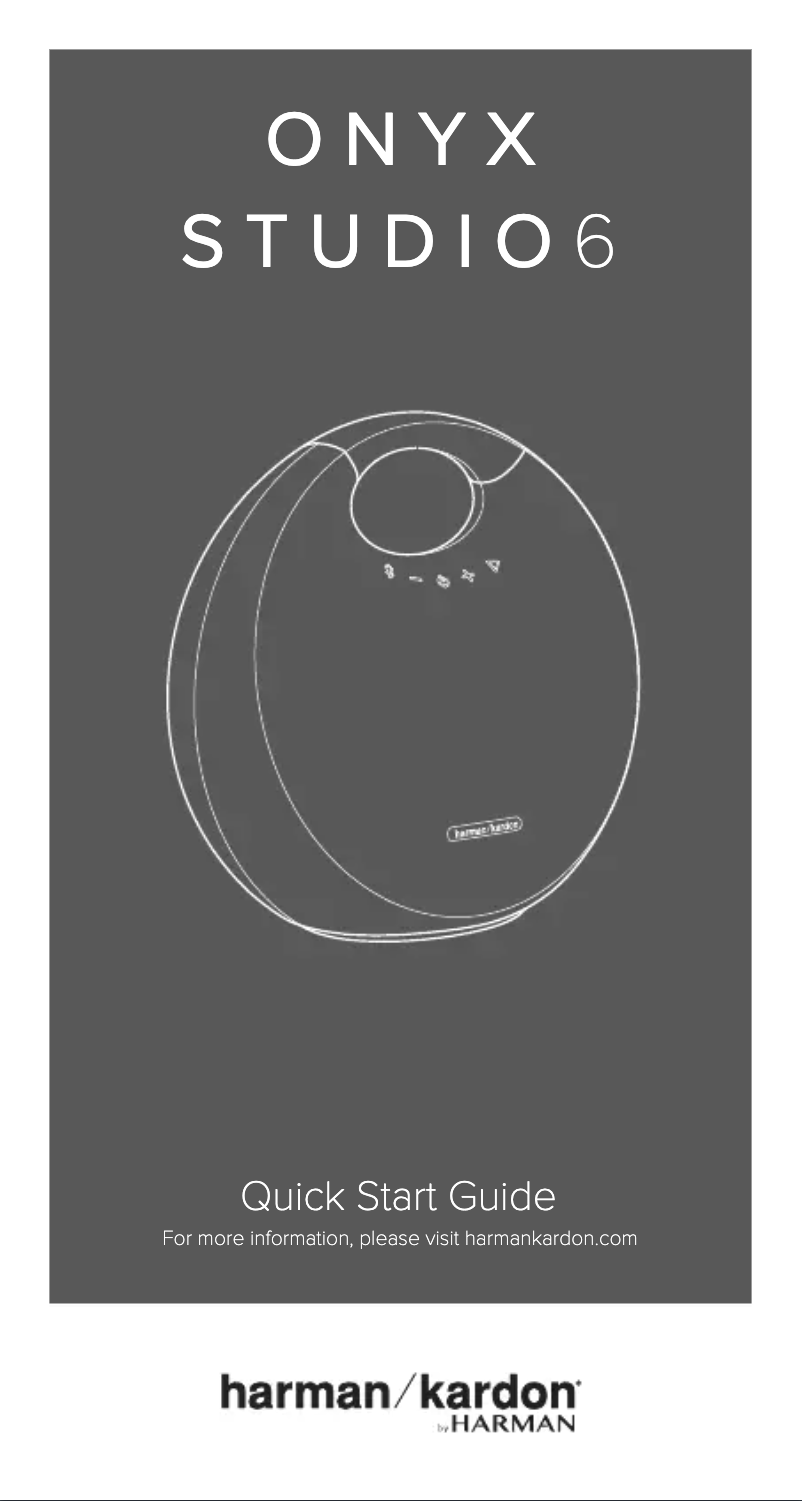 Página 1 del manual Manual de usuario Harman Kardon Onyx Studio 6