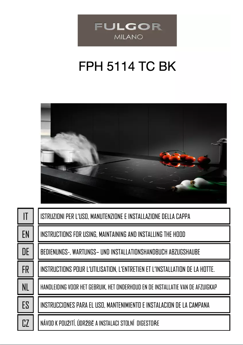 First page image of the manual for FPH 5114 TC BK