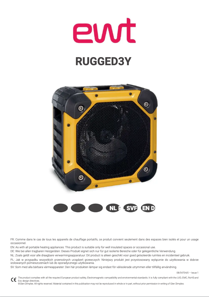 Página 1 del manual Manual de usuario EWT RUGGED3Y