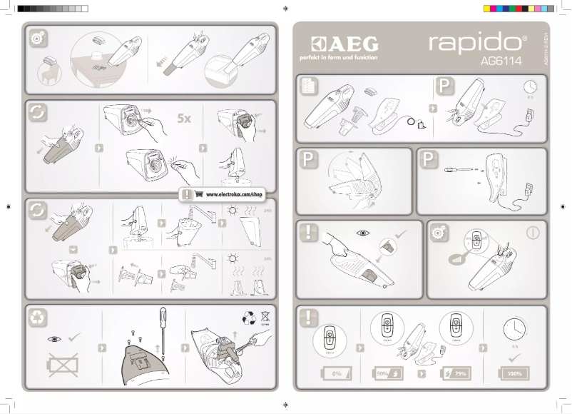 Imagen de la primera página del manual del dispositivo AG6114