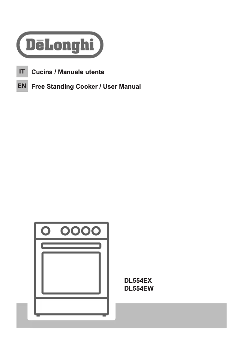 Page 1 de la notice Manuel utilisateur DeLonghi DL554EX