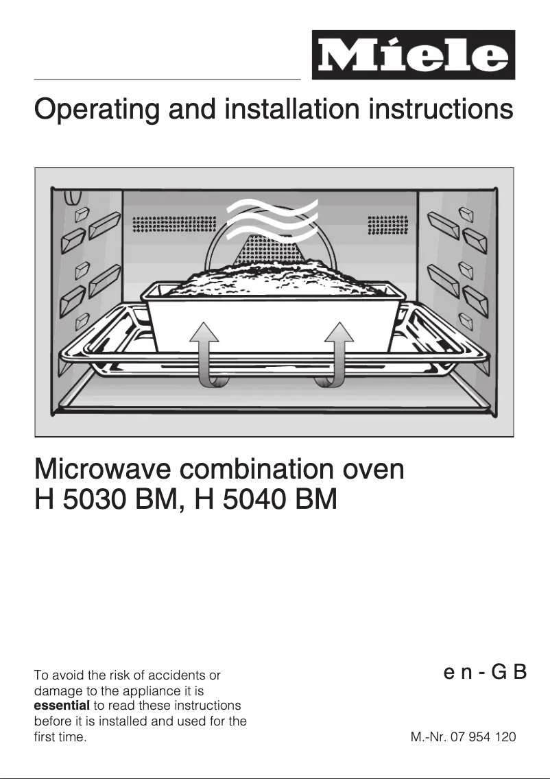 Page n°1 - Manuel utilisateur Miele H 5030 BM