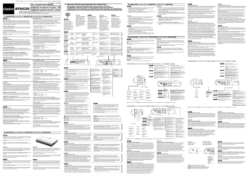 Image de la première page du manuel de l'appareil APA 4204