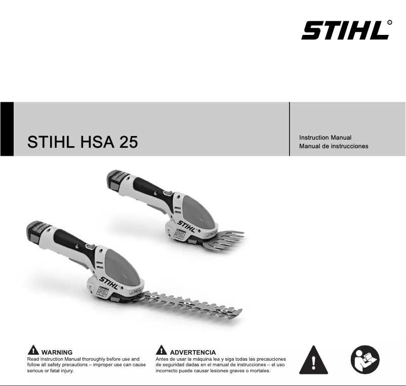 Página 1 del manual Manual de usuario Stihl HSA 25