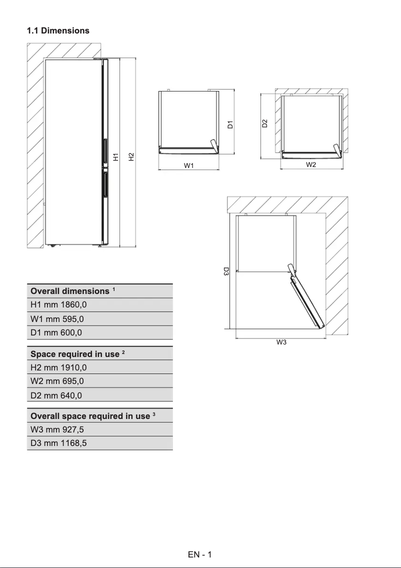 Image de la première page du manuel de l'appareil KF1485XNRFHE