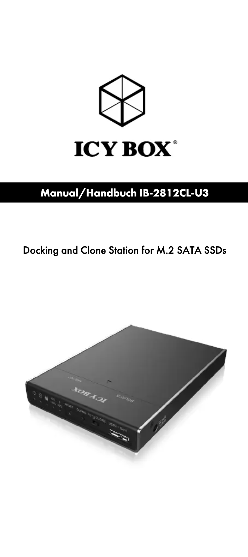Image de la première page du manuel de l'appareil IB-2812CL-U3