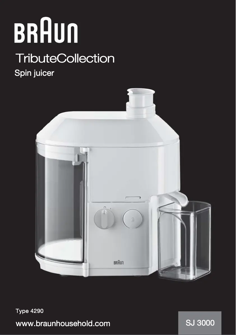 Page n°1 - Manuel utilisateur Braun TributeCollection SJ 3000