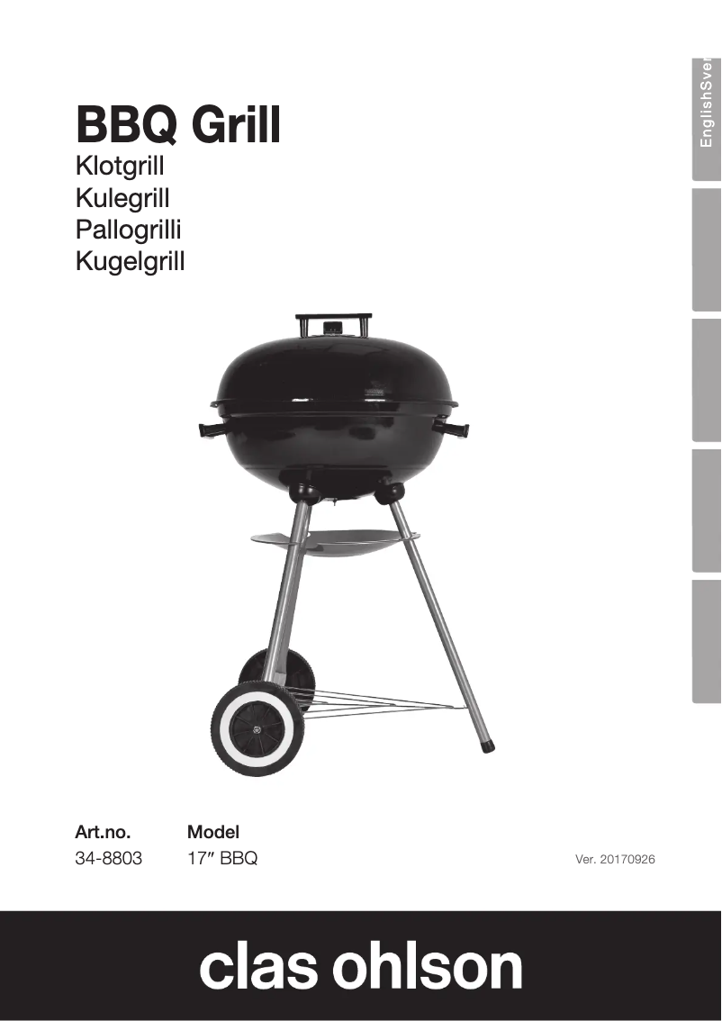 Image de la première page du manuel de l'appareil 34-8803