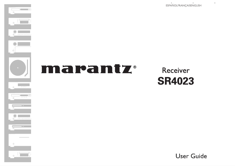 Page 1 de la notice Mode d'emploi Marantz SR4023