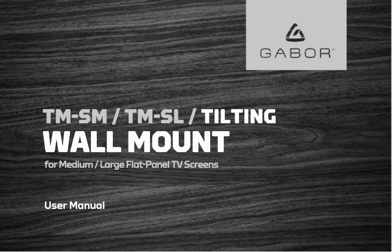 Page 1 de la notice Manuel utilisateur Gabor TM-SL